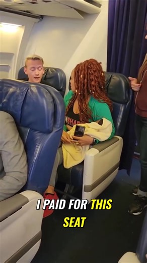 The couple wants to take her 1st class seat!🚨 🎬 This video was produced by Network Media and The Sharper Show | Secondary Scenes