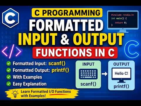 16.Formatted Input and Output Functions