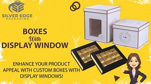 Boxes with Display Window – Showcase Products, Order Now