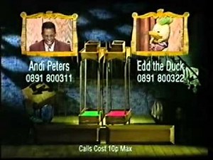 Andi Peters v Edd The Duck 1993