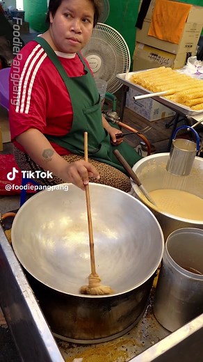 태국 전통 과자 카놈 라 실타래 스낵 맛보기