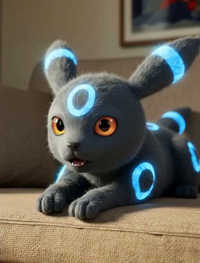 Umbreon in Real Life 🖤✨ | Aesthetic Night Pokémon Edit | Realistic Eeveelution