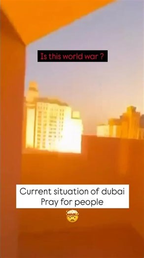 BREAKING: Massive Explosion in Dubai — Shockwave Knocks Man Down #middleeastcrisis