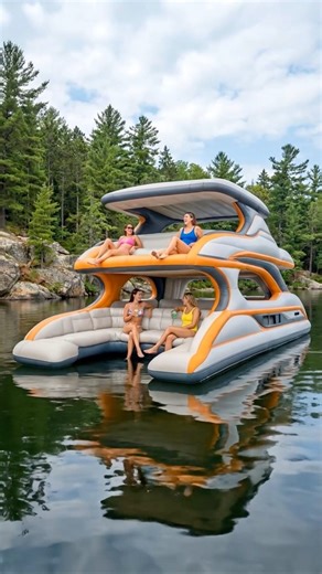 10M views · 72K reactions | Wow! I must have this inflatable yacht lake float in my life!  | Inspiring Designs | Facebook