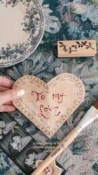 Victorian Valentine's Day Letter Tutorial #valentinesday #tutorial #diy #love