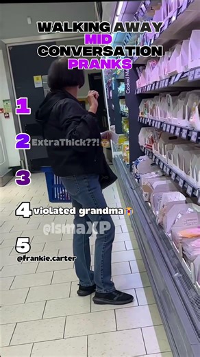 Social anxiety fears him lmao! Ranking best walk away mid-conversation pranks #prank #public #shorts