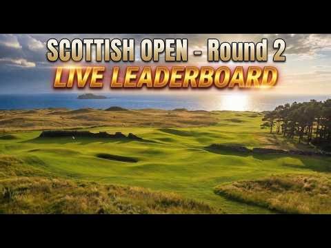 PGA Tour LIVE | Genesis Scottish Open 2026 | DP World Tour | Leaderboard Stream | Round 2