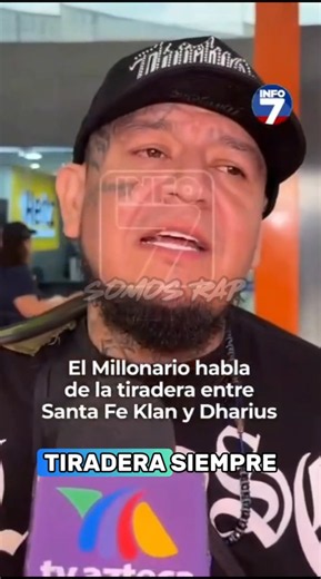 El Millonario confiesa que le tiró paro a Santa Fe Klan contra C Kan y Dharius