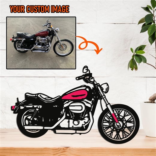 Custom Motorcycle Metal Sign,motorcycle Wall Decor,personalized Rider Biker Gift - Etsy