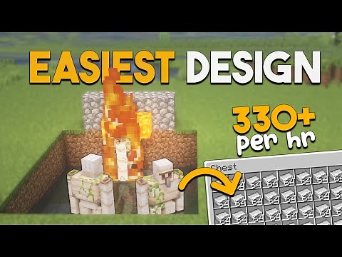 Minecraft 1.20 EASIEST Iron Farm | 320+ Per Hour