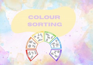 Colour Sorting | Learning Activity Matching Colours | Colour Recognition | Busy Book - Etsy UK