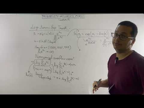 19. Log Sum Exponential Trick and addressing Numerical Issues.