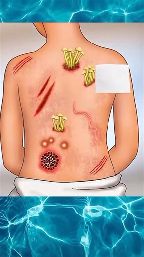 ASMR Back Cleaning#animation #cleaning #satisfying #foryou #tiktok #shortsasmr #asmr #asmrsounds