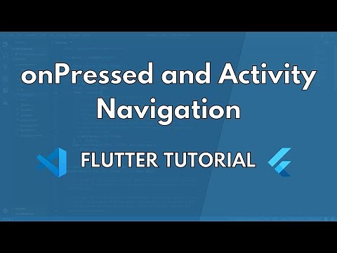 Implementing onPressed and Activity Navigation in Flutter
