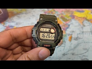 Casio TRT-110H. A watch with a vibration signal and protection against dirt and dust.
