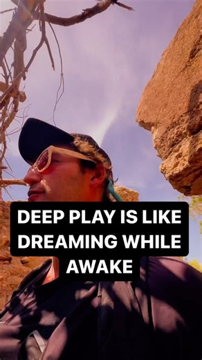 DEEP PLAY IS LIKE DREAMING WHILE AWAKE: you create and perceive your world simultaneously! #create #dream #cinema #magic #poetry | Jason Silva