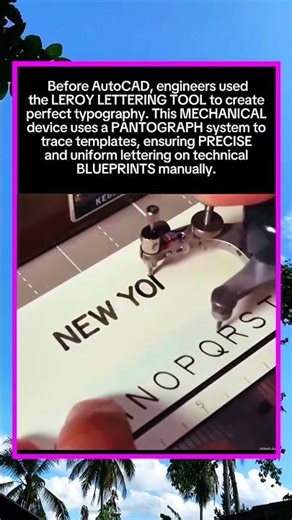 How Engineers Wrote Before Computers: The Leroy Lettering Set ✍️📐 | Vintage Engineering