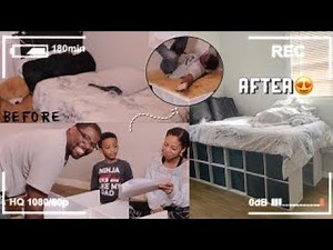 DIY PLATFORM BED WITH STORAGE !! EASY AND AFFORDABLE :)