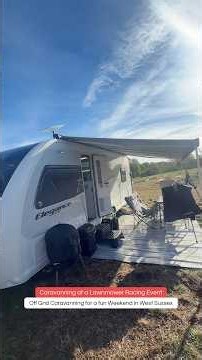 OFF GRID CARAVANNING AT LAWNMOWER RACING #caravanlife #offgrid #caravansetup #caravanweekend