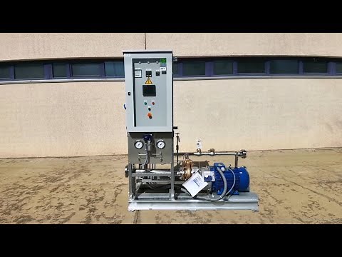 Cryogenic pump skid with LCD screen HMI technology