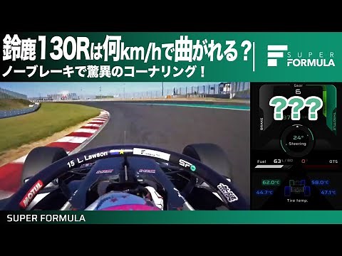ブレーキは踏まない！日本一速いレーシングカーは鈴鹿130Rを何km/hで曲がっている？