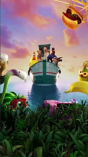 Cloudy With A Chance of Meatballs 2 motion poster