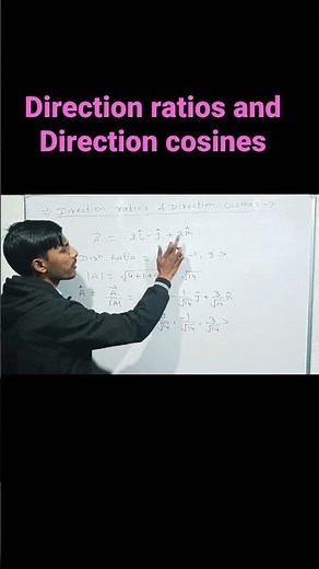 How to find direction ratios and direction cosines| Direction ratios| Direction cosines