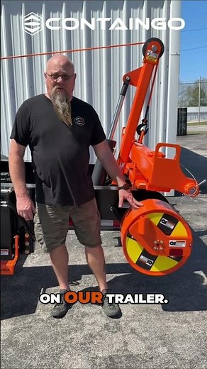 Our 18" Wheels on our Side-Shifting Mobilizer Trailer is a Game Changer! | ContainGo