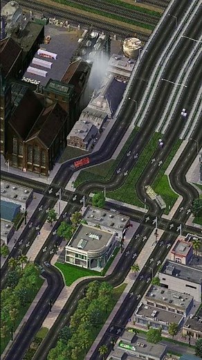 Bridge above industrial zone - SIM CITY 4 - CI26