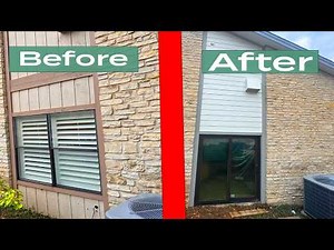 INSANE house transformation: window to door conversion!