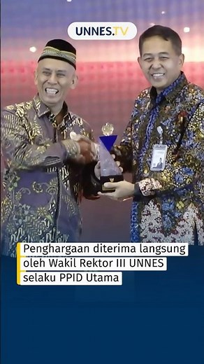 UNNES achieved 1st place in Public Information Disclosure as an Informative Public Body in the PT...