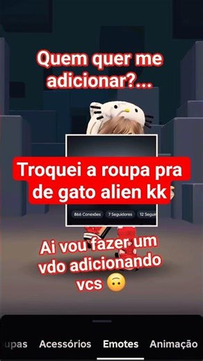 gato alien mas tá bom demais kkk #music #roblox