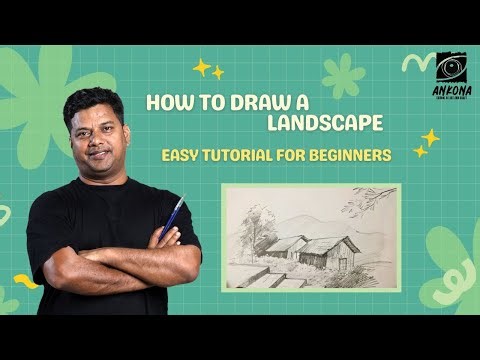 How to draw beautiful landscapes step by step — easy, fun, and beginner-friendly! 🎨✨