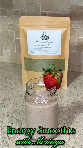 Energy Smoothie w/Moringa Powder #TheRealMoringaGuy#moringa #moringapowder #smoothie #smoothierecipe