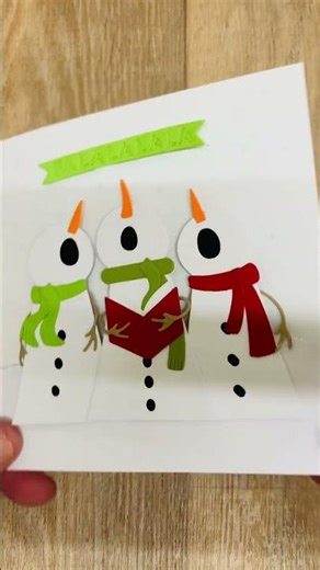 Singing Christmas Snowman Cards #cardcreations #handmadecards #cards #christmassnowman