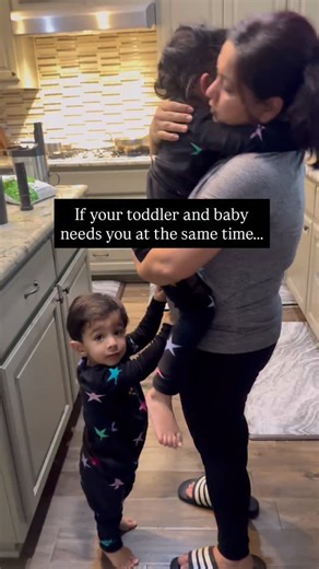 I know it sounds counterintuitive… but when both your toddler and baby need you at the same time — always choose your toddler first. Not because your baby doesn’t matter. Not because your baby doesn’t need you. But because your baby won’t remember this moment. Your toddler will. They’re the one adjusting to this new world. They’re the one learning to share the person who once belonged fully to them. They’re the one trying to understand why everything feels different overnight. To us, it’s “two k