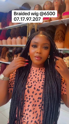 4.5K views · 20 reactions | Braided wig @6500 | Wigs by Wendy | Facebook