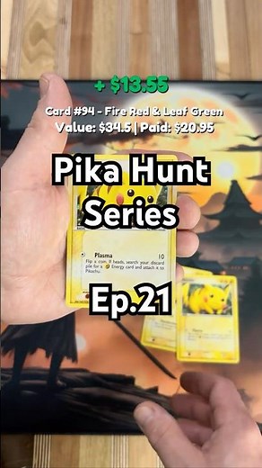 Pikachu Hunt: Beautiful Old-School Pikachu Holo!