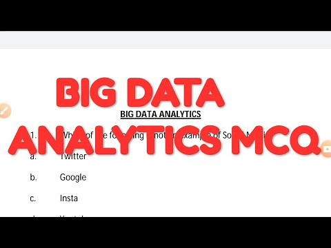 BIG DATA ANALYTICS MCQ QUESTIONS