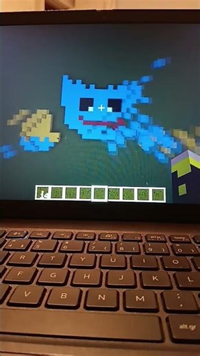 Pieni taide teos. Little art #minecraft #huggywuggy