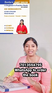 A practice book for beginners with 100 translation challenges. WhatsApp to order 070135 94795 | Gutta Anitha MA English