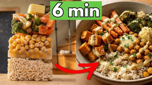 6 minute plant based lunches with a freezer system