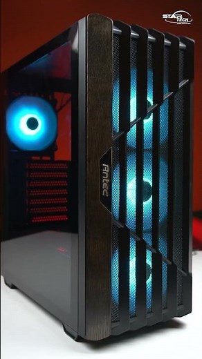 ইউনিক ফ্রন্ট প্যানেল, সাথে ৪টা pre-installed ফ্যান || Antec AX63 Wood Gaming Case