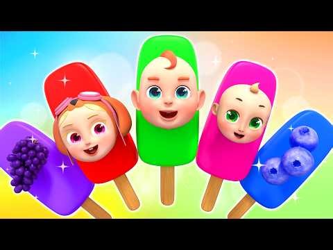 Yummy Ice Cream 🍦 Learn Colors with Fun | Colors Song | Rosoo Nursery Rhymes