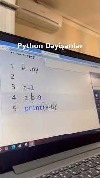 Python -Dəyişənlər