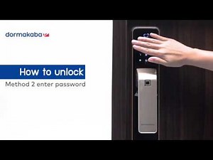 dormakaba Push & Pull Digital Door Lock – DP800 Series – User Guide