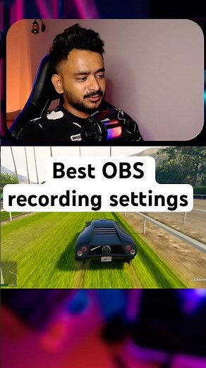 Best OBS Settings for Smooth Recording 🔥 #shortsfeed #gaming #obs #obssettings