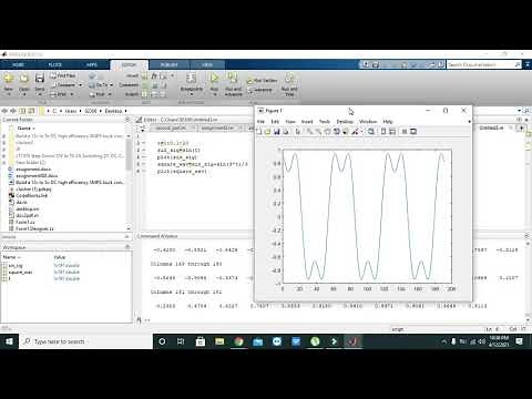 how to make a square wave by using sin wave harmonics | square wave with sin harmonics