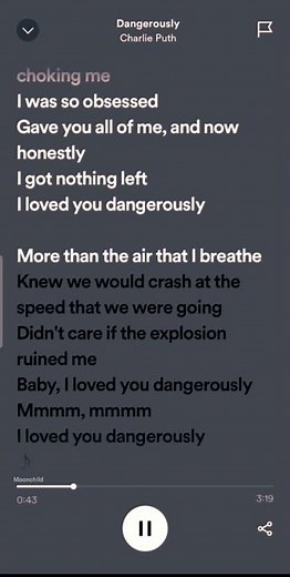 Charlie Puth- Dangerously #lyrics #lyricvideo #lyricsstatus