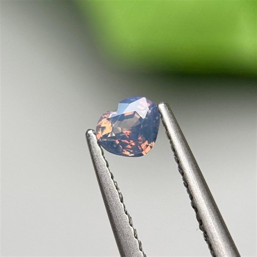 0.35 Ct Natural Brown Silky Sapphire Viet Nam, Opalescent, Heart Shape, Unheated Sapphire - Etsy